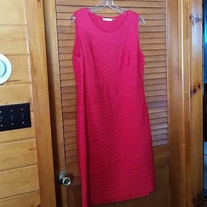 Calvin Klein size 16w red dress
